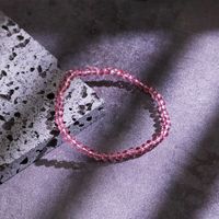 Bijoux En Gros Fait Main Couleur Unie Cristal Artificiel Bracelets main image 3