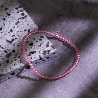 Bijoux En Gros Fait Main Couleur Unie Cristal Artificiel Bracelets main image 6