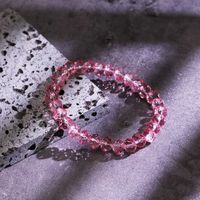 Wholesale Jewelry Handmade Solid Color Artificial Crystal Bracelets sku image 4