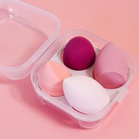 Simple Style Multicolor Hydrophilic Non-latex Makeup Sponge 1 Set sku image 9