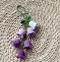 Hand-crocheted Chlorophytum Potted Yarn Car Rearview Mirror Creative Ornament sku image 9