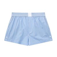 Women's Casual Simple Style Stripe Polyester Pocket Shorts Sets Pants Sets main image 5