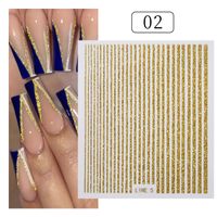 Simple Style Shiny Solid Color Onion Powder Nail Decoration Accessories 1 Piece sku image 7