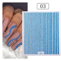 Simple Style Shiny Solid Color Onion Powder Nail Decoration Accessories 1 Piece sku image 8