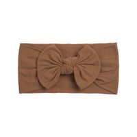 Girl's Simple Style Bow Knot Polyester Cotton Braid Hair Band sku image 30