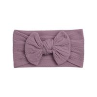 Cute Solid Color Cloth Bowknot Hair Band sku image 23