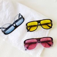 Ig Style Vacation Leopard Pc Resin Toad Glasses Full Frame Men's Sunglasses main image 3