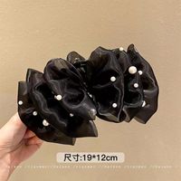 Simple Style Bow Knot Cloth Patchwork Hair Claws sku image 9
