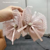 Simple Style Bow Knot Cloth Patchwork Hair Claws sku image 25