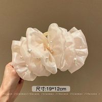 Simple Style Bow Knot Cloth Patchwork Hair Claws sku image 10