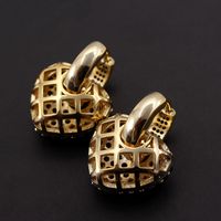 Simple Style Heart Copper Earrings main image 5