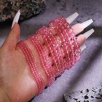 Wholesale Jewelry Handmade Solid Color Artificial Crystal Bracelets main image 8