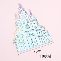Cartoon Castle Vinyl Wedding Cake Decorating Supplies sku image 10