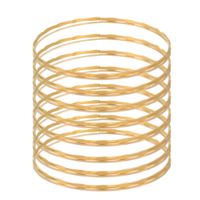 Wholesale Jewelry Vintage Style Simple Style Solid Color Alloy 14k Gold Plated Plating Bangle sku image 1