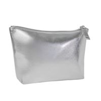 Women's Small All Seasons Pu Leather Solid Color Basic Square Shell Zipper Cosmetic Bag sku image 3