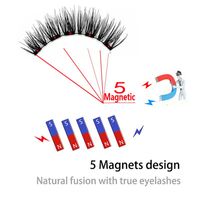 Simple Style Solid Color Imported Fiber False Eyelashes Eyelash Curler 1 Set main image 4
