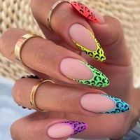 Sweet Simple Style Heart Shape Butterfly Leopard Abs Wear Manicure 1 Set main image 4