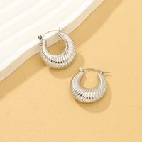 1 Pair Lady Solid Color Irregular Alloy Earrings main image 5
