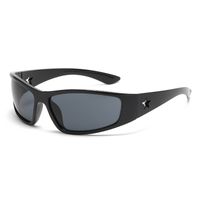 Hip-hop Streetwear Geometric Pc Cat Eye Full Frame Sports Sunglasses sku image 1