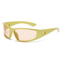 Hip-hop Streetwear Geometric Pc Cat Eye Full Frame Sports Sunglasses sku image 3
