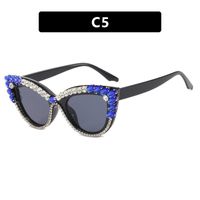 Streetwear Geometric Ac Butterfly Frame Diamond Full Frame Women's Sunglasses sku image 6