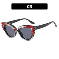 Streetwear Geometric Ac Butterfly Frame Diamond Full Frame Women's Sunglasses sku image 4