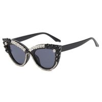 Streetwear Geometric Ac Butterfly Frame Diamond Full Frame Women's Sunglasses main image 3