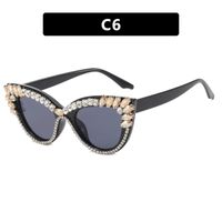 Streetwear Geometric Ac Butterfly Frame Diamond Full Frame Women's Sunglasses sku image 7