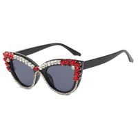 Streetwear Geometric Ac Butterfly Frame Diamond Full Frame Women's Sunglasses main image 2