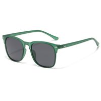 Simple Style Solid Color Tac Square Full Frame Men's Sunglasses sku image 5