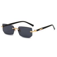 Elegant Lady Geometric Ac Square Frameless Women's Sunglasses sku image 1