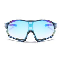 Y2k Camouflage Pc Special-shaped Mirror Half Frame Sports Sunglasses main image 5