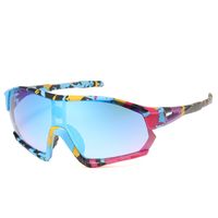 Y2k Camouflage Pc Special-shaped Mirror Half Frame Sports Sunglasses sku image 6