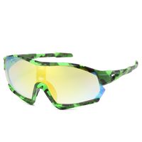 Y2k Camouflage Pc Special-shaped Mirror Half Frame Sports Sunglasses sku image 3