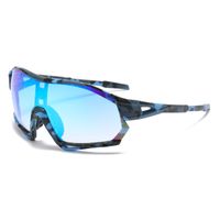 Y2k Camouflage Pc Special-shaped Mirror Half Frame Sports Sunglasses sku image 5