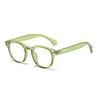 Retro Solid Color Ac Oval Frame Full Frame Women's Sunglasses sku image 20