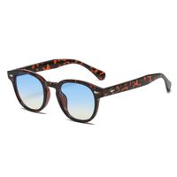 Retro Solid Color Ac Oval Frame Full Frame Women's Sunglasses sku image 26