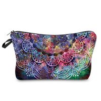 Women's All Seasons Polyester Flower Vintage Style Square Cosmetic Bag sku image 8