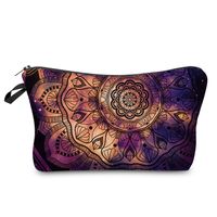 Femmes Toutes Les Saisons Polyester Fleur Style Vintage Carré Trousse De Maquillage sku image 1