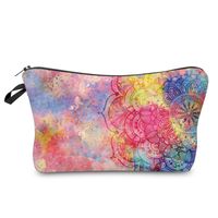 Women's All Seasons Polyester Flower Vintage Style Square Cosmetic Bag sku image 6