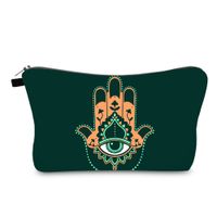Women's All Seasons Polyester Devil's Eye Ethnic Style Square Zipper Cosmetic Bag sku image 5