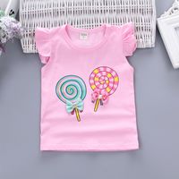 Cute Ditsy Floral Candy Cotton Girls Clothing Sets main image 2
