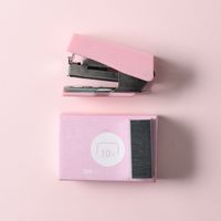 Simple Macaron Color Office Stapler Set sku image 1