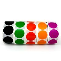 Color Dot Coated Paper Blank Classification Marker Sticker main image 4