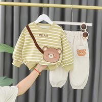 Décontractée Animal Dessin Animé Bande Coton Filles Vêtements Ensembles sku image 15