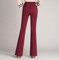 Women's Street Casual Solid Color Full Length Flared Pants main image 4