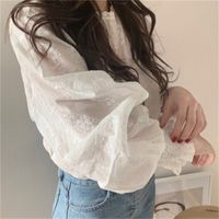Women's Blouse Long Sleeve Blouses Casual Elegant Solid Color main image 2