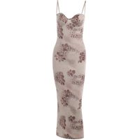 Women's Strap Dress Vacation Strapless Printing Backless Sleeveless Flower Maxi Long Dress Holiday Daily main image 3