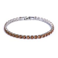 Fashion Solid Color Copper Rhinestones Bracelets sku image 1