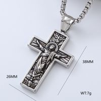 Punk Cool Style Cross 304 Stainless Steel No Inlaid Men'S Necklace Pendant main image 5